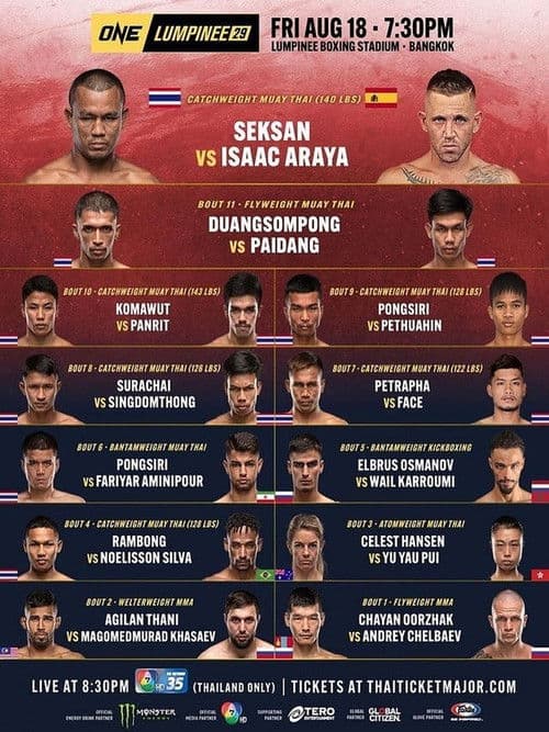 ONE Friday Fights 29: Saeksan vs. Araya