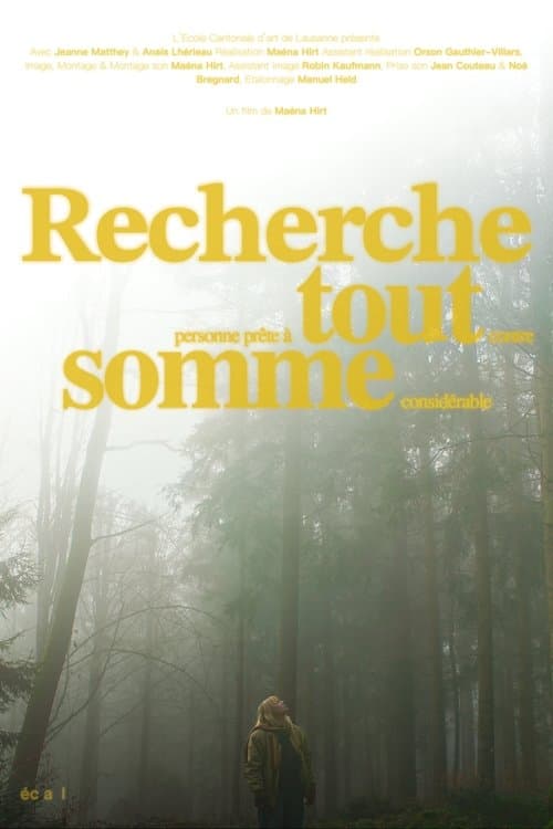 Looking for someone up to anything for a big sum of money